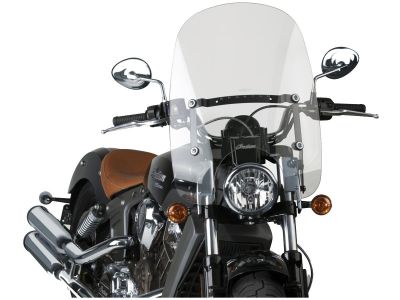 913340 - National Cycle Spartan Windshield Height: 18,5", Width: 18" Clear