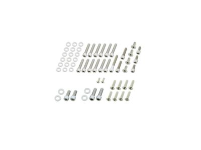 913408 - screws4bikes Complete Engine Screw Kit Screws for FL Shovel Primary Cover, Inspection Cover, Cam Cover, Piont Cover, Lifterbase Stainless Steel
