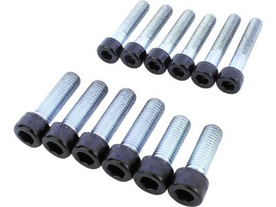 914229 - screws4bikes Brake Caliper Screw Kit for V-Rod 6 Screws Gloss Black Powder Coated Front Rear