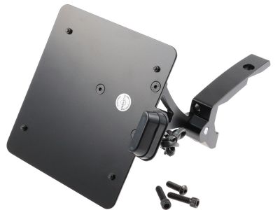 914333 - CULT WERK Sidemount License Plate Bracket Kit Austria 210 x 170 mm Black Powder Coated