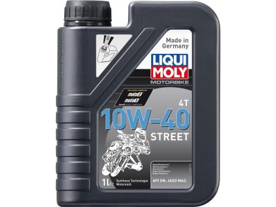 914560 - LIQUI MOLY Motorbike 4T Street Mineral Based Motoröl 1 Liter API SN JASO MA2 SAE 10W40