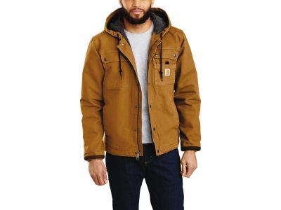 915451 - CARHARTT Relaxed Fit Washed Duck Sherpa-Lined Utility Jacket | M