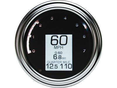 915828 - Dakota Digital 4 1/2" MLX-2000 Series Speedometer/Tachometer Scale: 250 mph; 250 km/h; Scale Color: black Aluminium 114.3 mm
