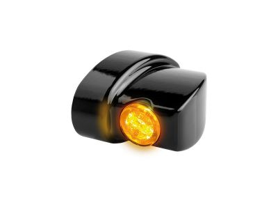 916820 - HeinzBikes NANO Series Winglet LED Turn Signals Black Smoke LED