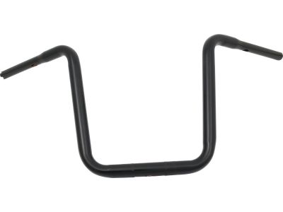 916856 - SANTEE 14 Standard Ape Hanger Handlebar Non-Dimpled 3-Hole Black Powder Coated 1 1/4" Throttle By Wire Throttle Cables