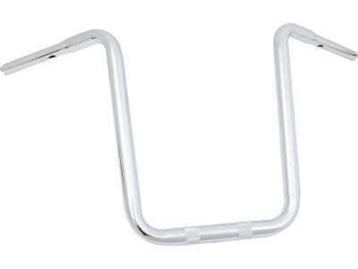 916857 - SANTEE 17 Standard Ape Hanger Handlebar Non-Dimpled 3-Hole Chrome 1 1/4" Throttle By Wire Throttle Cables