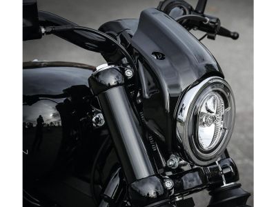 916944 - Thunderbike Headlight Cap For Milwaukee Eight Breakout Models Gloss Black Aluminium