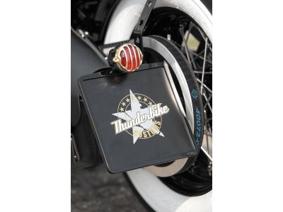 917126 - Thunderbike Alcatraz LED Taillight without Mounting Bracket Brass Polished Black Dual Filament