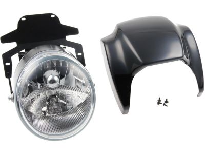 917165 - CULT WERK NRS Style Headlamp Mask Including LED Headlight Black Gloss ABS
