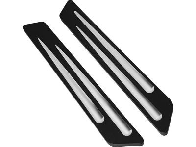 917215 - HeinzBikes Groove Cut Fork Cover Black Anodized