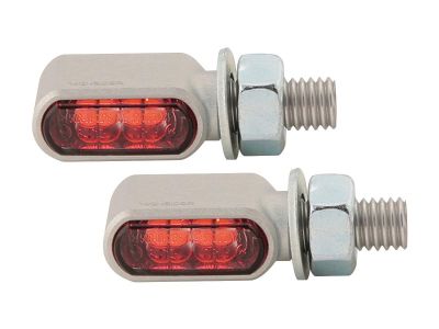 919366 - HIGHSIDER Little Bronx LED Turn Signals/Taillight/Brake Light Silver Tinted LED