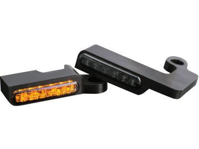 919402 - HeinzBikes OEM Hand Control LED Turn Signals Black Anodized LED