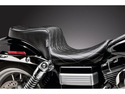 919537 - Le Pera Cherokee Seat Diamond Stitch Black Vinyl