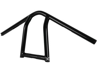 919990 - BURLY 11" Jim Bar Bar 3-Hole Black Powder Coated 1" Throttle By Wire