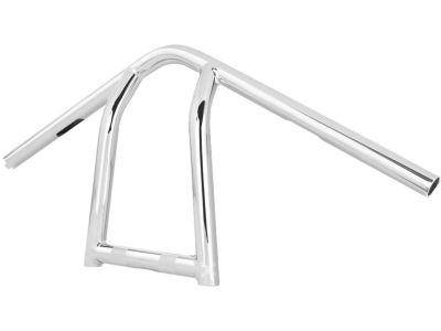 919991 - BURLY 11" Jim Bar Bar 3-Hole Chrome 1" Throttle By Wire