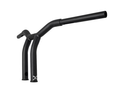 919993 - BURLY 10" Dominator Raked Bar Bar 4-Hole Black Satin 1 1/4"