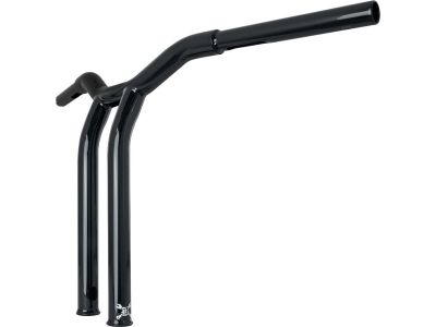 919996 - BURLY 14" Dominator Raked Bar Bar 4-Hole Gloss Black 1 1/4"