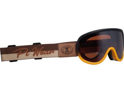 920280 - PIWEAR Arizona Goggle Orange Frame/Brown Strap | One Size Fits All