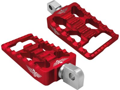 921411 - HeinzBikes MX V1 Foot Pegs Red Anodized