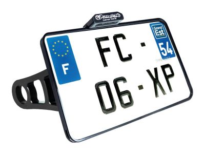 921681 - HeinzBikes Side Mount License Plate Kit France specification 210x130mm Black Anodized