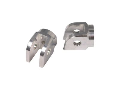 921883 - Peg Clevis for MIZU Custom Design and Race Pegs Rider Silver