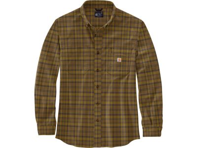 923035 - CARHARTT Rugged Flex Relaxed Fit Midweight Flannel Long Sleeve Plaid Shirt | S