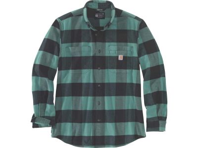 923041 - CARHARTT Rugged Flex Relaxed Fit Midweight Flannel Long Sleeve Plaid Shirt | M