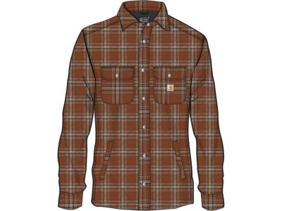 923055 - CARHARTT Relaxed Fit Heavyweight Flannel Sherpa-Lined Shirt Jac | S