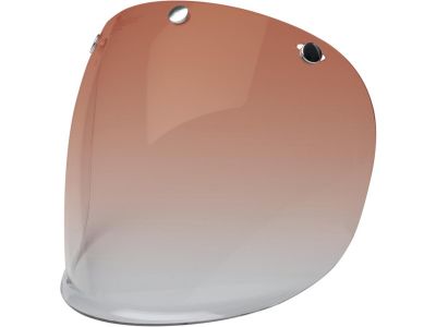 923587 - BELL Custom 500 Retro Bubble Shield Amber Gradient