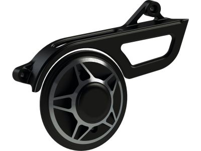 923639 - Thunderbike Front Pulley Cover for Sportster S and Nightster Plain Design Black Cut