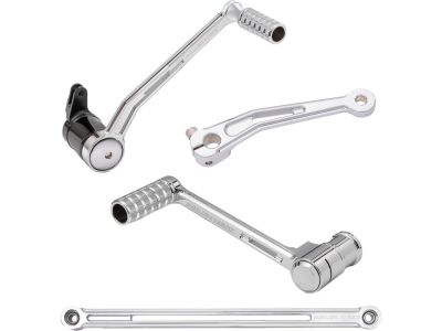 923913 - ARLEN NESS Speedliner Brake and Shift Arm Control Kit with Solo Shifter Chrome