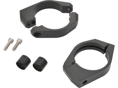 923948 - DAYTONA Turn Signal Fork Clamp Set 39mm Fork Mount Black