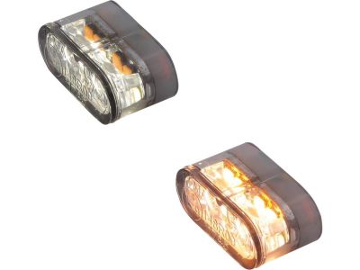 923978 - HIGHSIDER Little Star-MX1 PRO Modul Turn Signal/Position Light Height(mm): 8,5 , Width(mm): 20 , Depth(mm): 10, Approved for front, vertical and horizontal installation Tinted LED