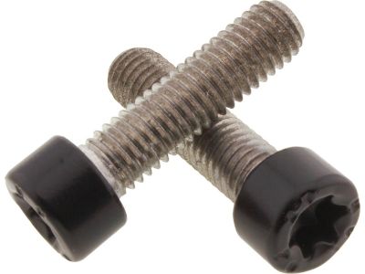 924738 - screws4bikes Mirror Clamp Screw Kit Satin Black Powder Coated