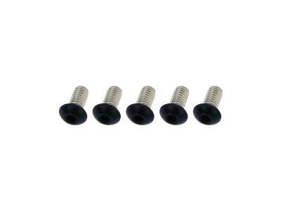 924771 - screws4bikes Point Cover Screw Kit Supplied are 5 screws Satin Black Powder Coated