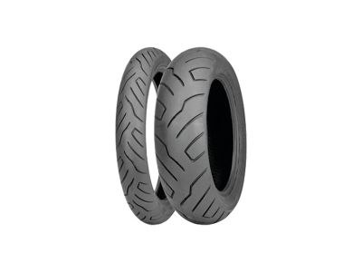 924985 - SHINKO SR-999 Long Haul Tire 100/90H-19 61H TL Black Wall Front
