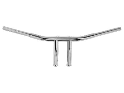 925158 - BURLY 7" T-Bar Handlebar Center Width: 229 mm 4-Hole Chrome 1 1/4" Throttle By Wire Throttle Cables