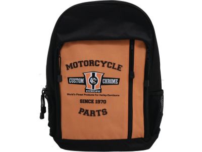 925237 - CCE Motorcycle Parts Since 1970 Backpack Black Orange
