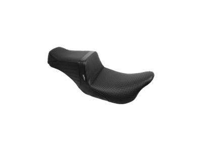 926426 - Le Pera Tailwhip Seat Basket Weave, Driver Seating: 12.5" Wide, Passenger Seating: 7.5" Wide Black Vinyl