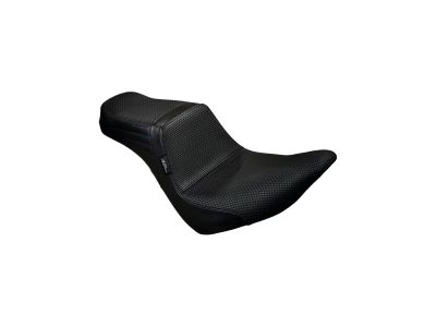926433 - Le Pera Tailwhip Seat Basket Weave, Driver Seating: 10.75" Wide with 6" Back Support, Passenger Seating 7" Wide Black Vinyl
