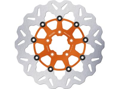 926621 - Galfer Colored Disc Wave DF FLW Floating Brake Disc Anodized Inner Aluminium Carrier Orange 11,8" Front
