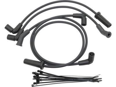 928096 - BLUE STREAK Silicone Spark Plug Wire Set of 4 Cables Black