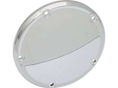 928167 - CCE Smooth Derby Cover for Big Twins 5-hole Chrome