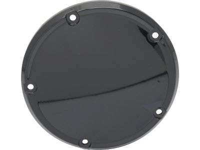 928168 - CCE Smooth Derby Cover for Big Twins 5-hole Black Powder Coated