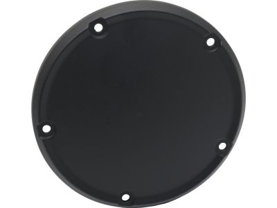 928169 - CCE Smooth Derby Cover for Big Twins 5-hole Satin Black Powder Coated