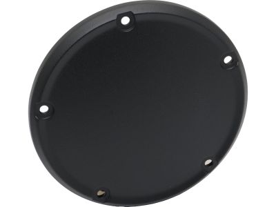 928170 - CCE Smooth Derby Cover for Big Twins 5-hole Textured Black Powder Coated