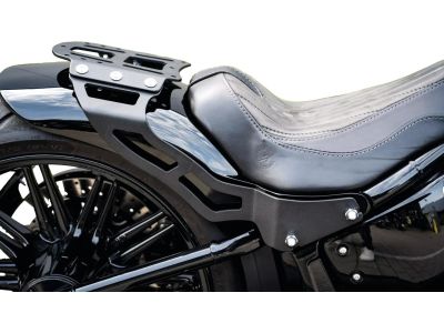 929291 - Thunderbike Custombike Luggage Rack For Early TC Softail with 200/18 Tire and Customfender Black Powder Coated