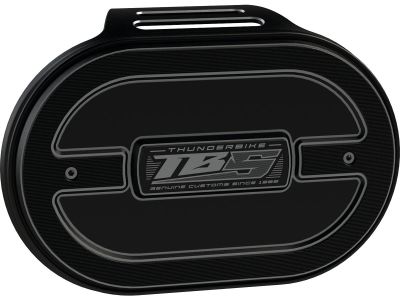 929339 - Thunderbike TB-S Oval Airbox Air Cleaner Cover Bi-Color Anodized