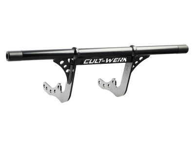 930059 - CULT WERK Club Style Crash Bar Gloss Black Powder Coated