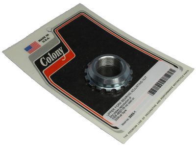 930457 - COLONY Upper Fork Bearing Adjustment Nut Zinc Plated